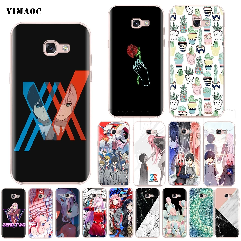 

YIMAOC Darling in the Franxx Silicone Case for Samsung Galaxy A7 A8 A9 A10 A30 A40 A50 A70 M10 M20 M30 S10e J6 Plus 2018