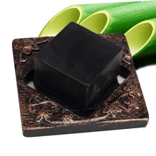 Бамбуковый уголь ручной работы мыло лечение Природный уход за кожей Отбеливающее мыло для удаления угрей лечение акне контроль масла@ ME88