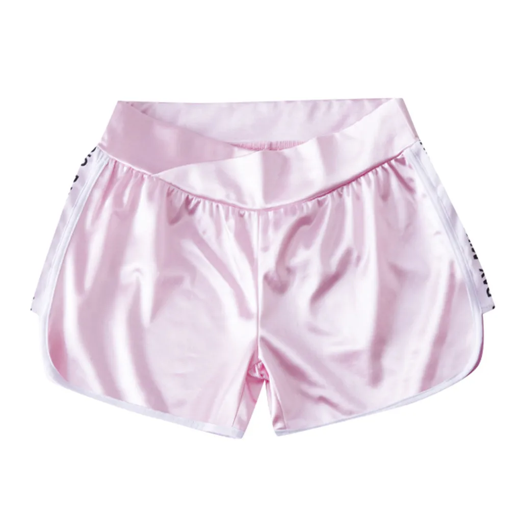 Шорты для беременных женские летние Стрейчевые шорты для беременных круживное для биременных защитные Шорты Ropa Embarazada Verano шорты для беременных - Цвет: Pink