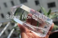 

free shipping 00R080157 100% NATURAL VERY CLEAR QUARTZ CRYSTAL WAND POINT