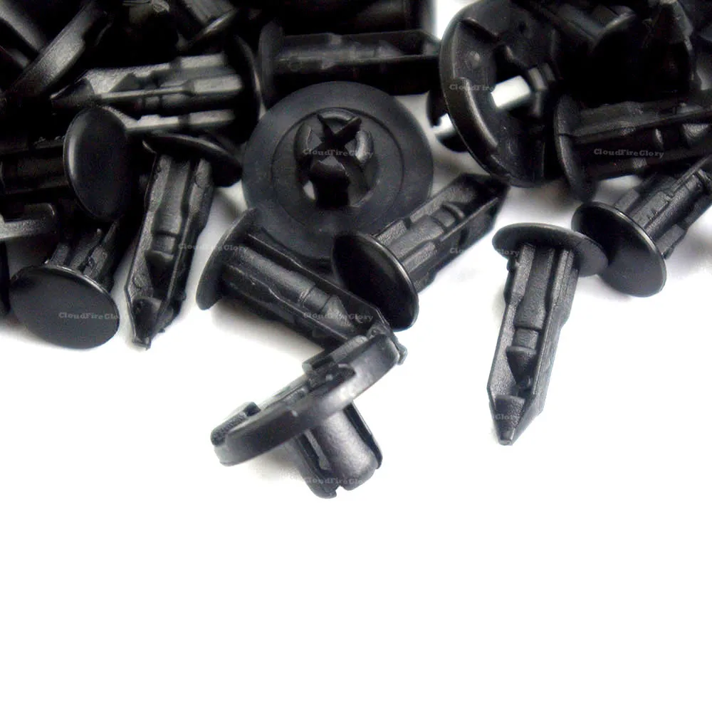 CloudFireGlory 01553-09321 FOR NISSAN 350Z For INFINITI G35 FX35 BUMPER PUSH CLIPS PLASTIC RIVET FASTENER