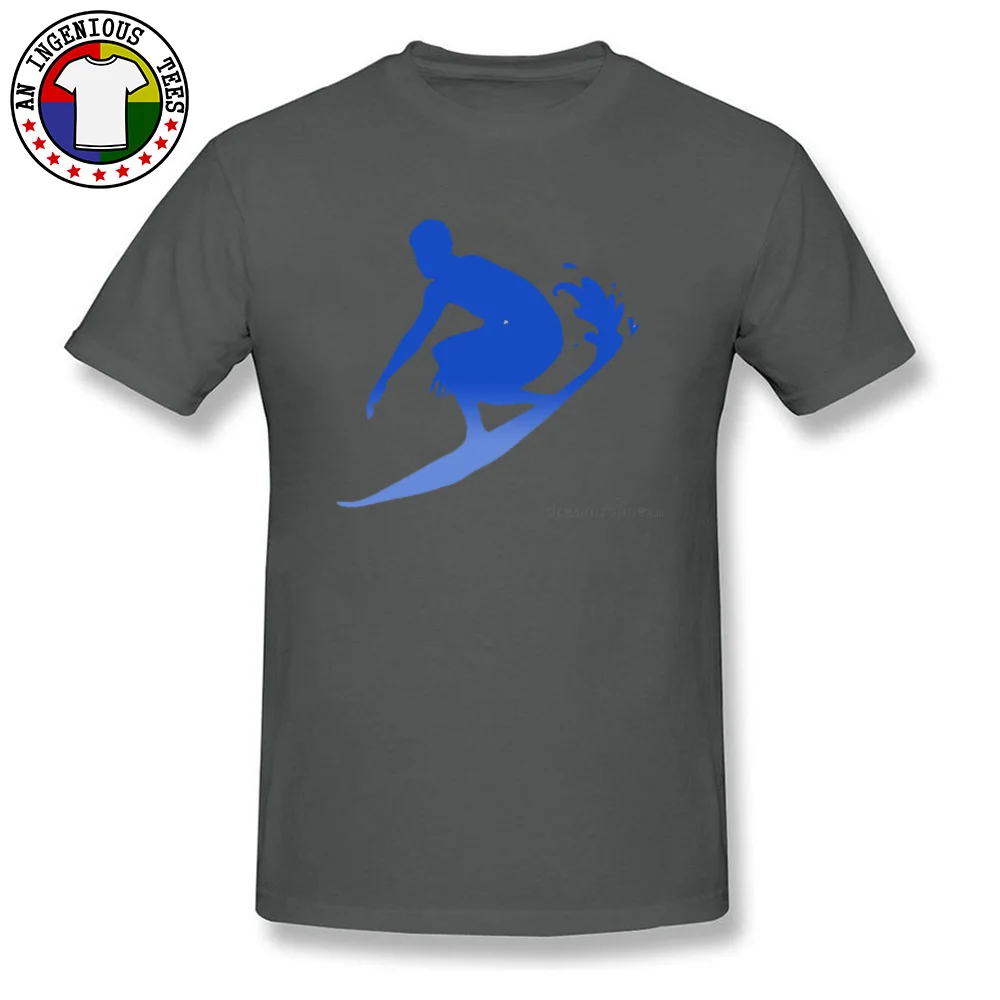 Leisure Hawaii Surfer Men T-Shirt High Quality Fall Short Sleeve Round Neck 100% Cotton Fabric T Shirt Normal T-Shirt Hawaii Surfer  carbon
