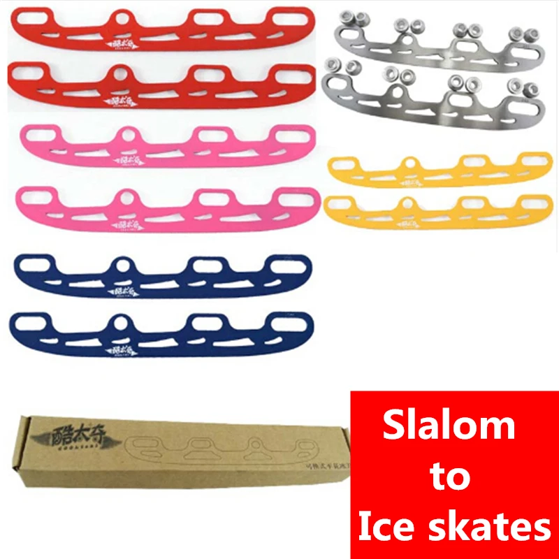 Inline Skates Roller Convert To Ice Blade Skates Fsk Slalom Ice Skiing