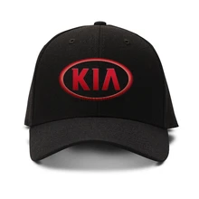 Модная шапка с принтом, красные бейсболки Kia, кепка, унисекс, Спортивная, для улицы, регулируемый бейсболка кепка, головной убор, хип-хоп, крутая Кепка