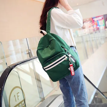 

2018 new Japanese Harajuku solid color ulzzang backpack wild brush street student bag streamer female backpack