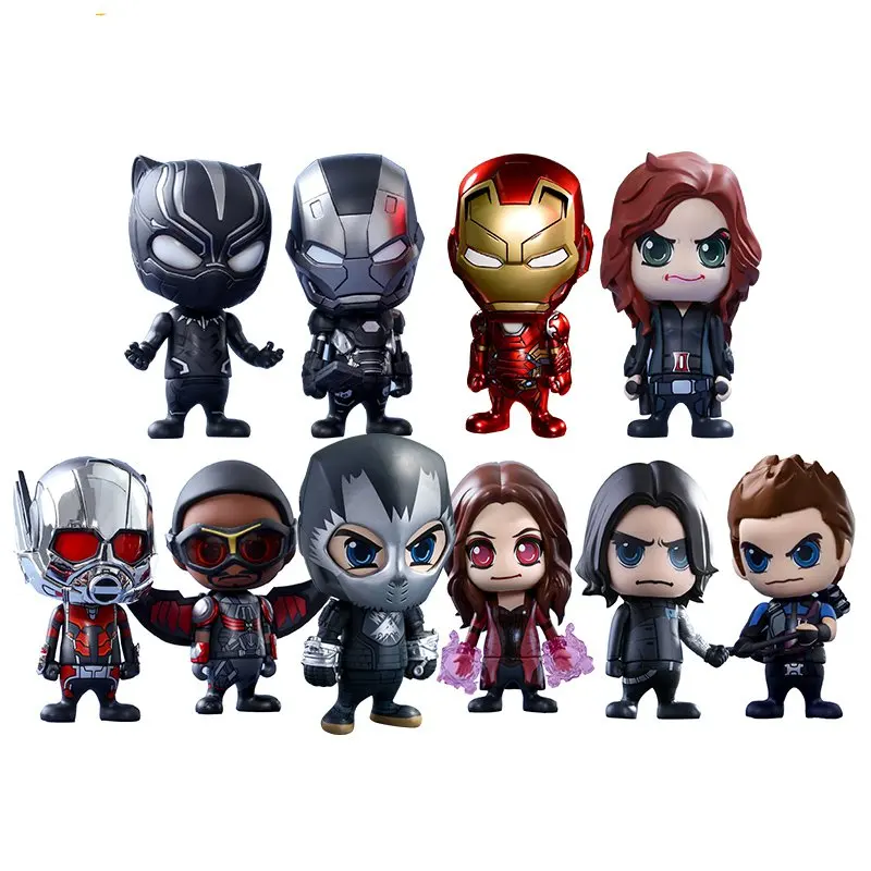 

HT Captain 3 Civil War Mini Cosbaby Antman Winter Soldier Ironman Black Widow for Fans Holiday Gift