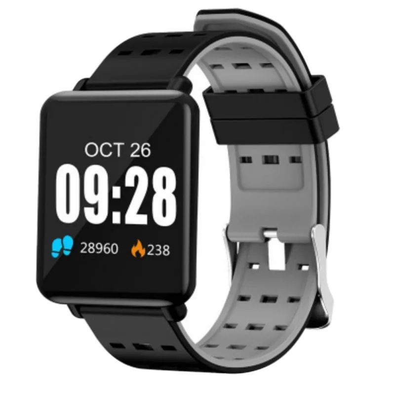 

Color Screen Smart Bracelet Steps Fitness Tracker Sleep Monitoring Waterproof Smart Wristband Band for iPhone 8 Xiaomi 6 PK mi 3
