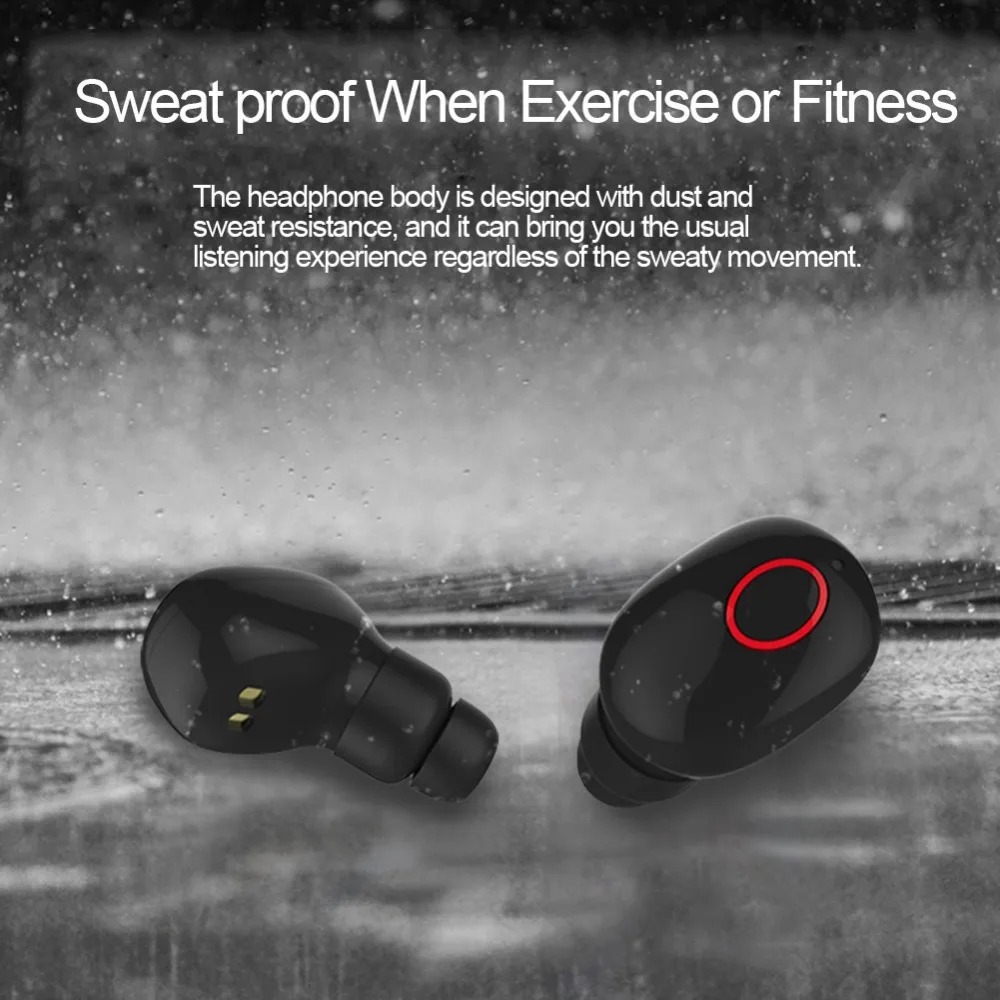 Ненука T13 наушники вкладыши TWS Bluetooth V5.0 гарнитура спортивные Беспроводной 3D
