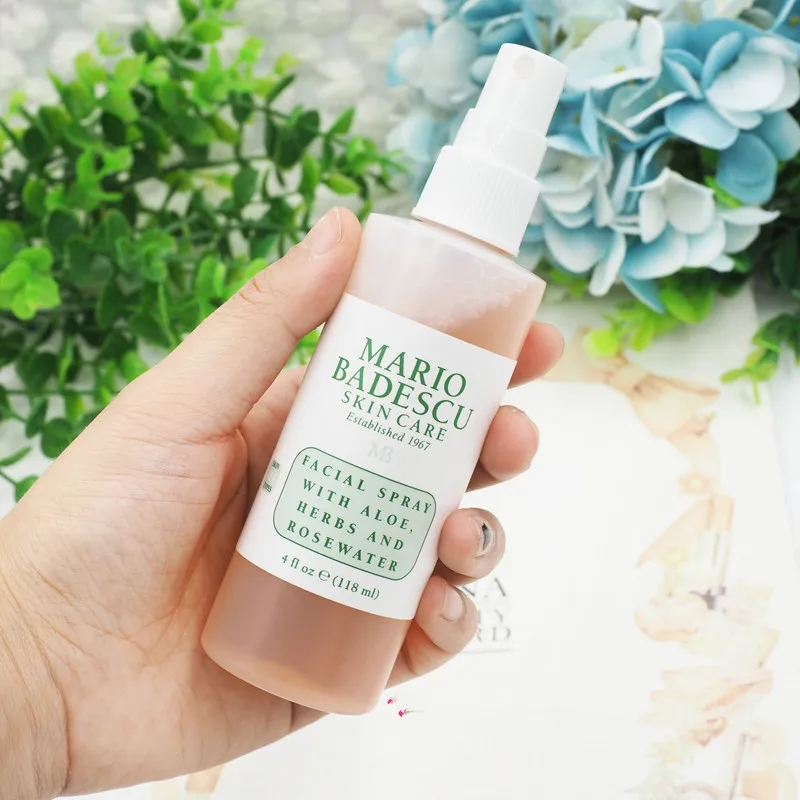 Mario Badescu спрей для лица с травами алоэ и розовой водой 4 oz