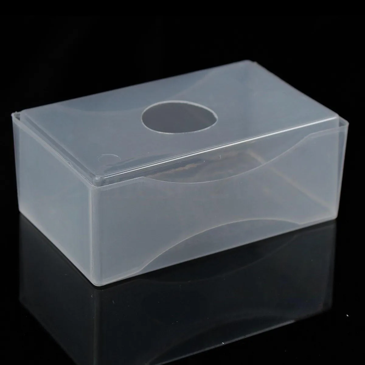 BLEL Hot 10 x Business Card Box Plastic Holders Clear Craft Beads