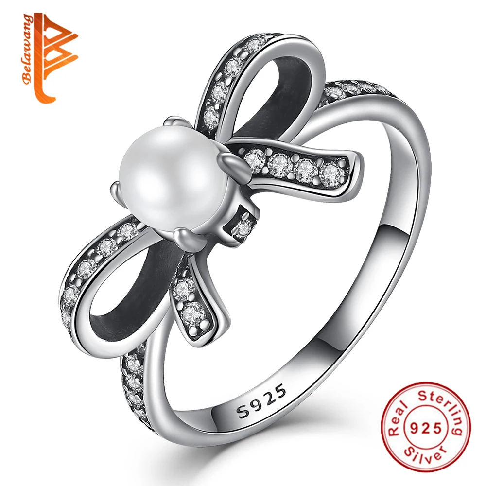 Женское кольцо с искусственным жемчугом и прозрачным фианитом|finger ring|engagement