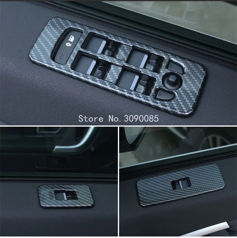 For-Land-Rover-Discovery-Sport-2015-2016-2017-ABS-Carbon-Fiber-Window-Lift-Switch-Button-Cover (1)