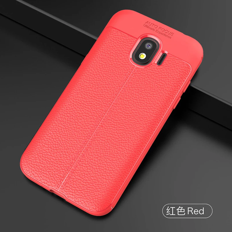 Роскошная мягкая задняя крышка YUETUO из ТПУ для телефона etui coque cover case for samsung galaxy j4 2018