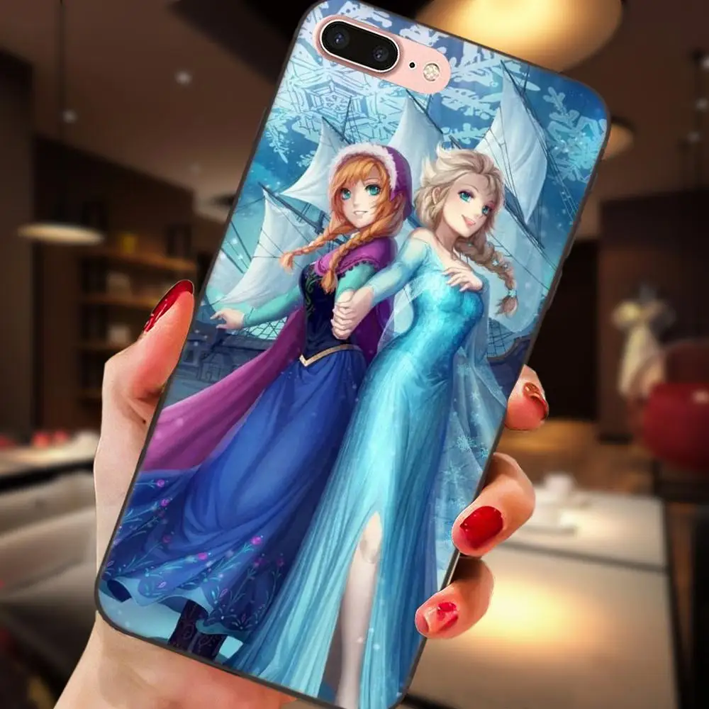 Стильный Эльза и Анна бант из ленты TPU чехол для Huawei Honor 5A 6A 6C 7A 7C 7X 8A 8C 8X9 10 P8 P9 P10 P20 P30