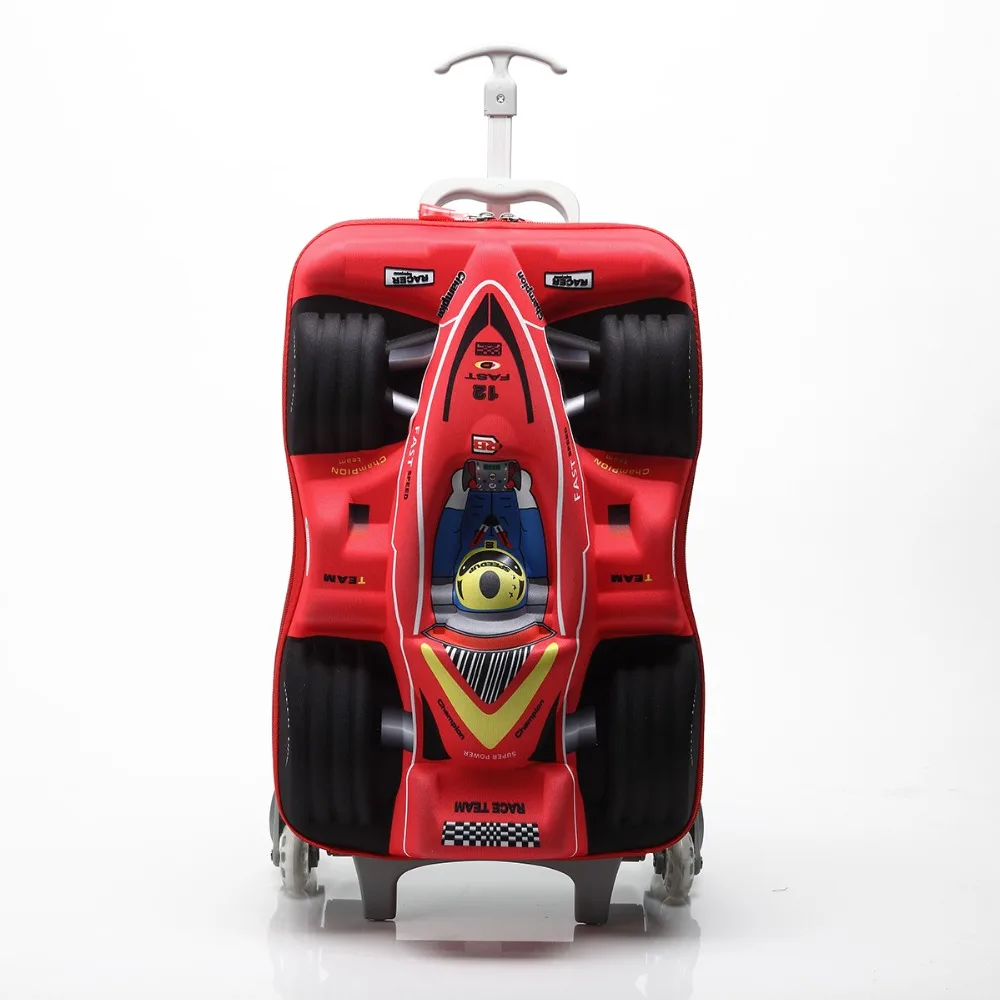 3D аниме стерео студенческий чехол на колесиках милый детский чемодан для путешествий мальчик девочка мультфильм Ланч сумка пенал Мстители детский подарок