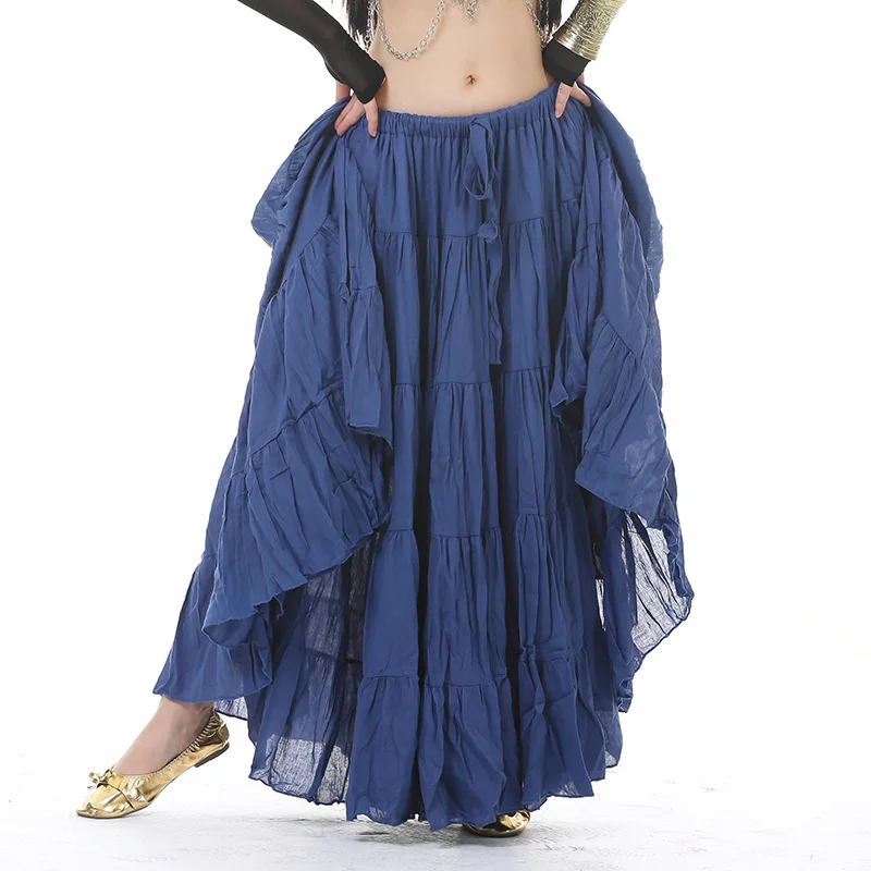 

Lady women 16m tribal skirt tribal adult long belly dance skirt bellydance Costumes flax dance skirts 9 colors