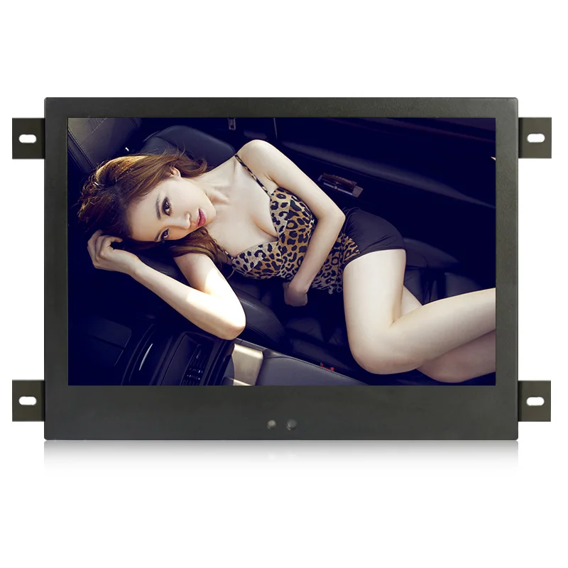 

vga/usb interface 10 / 10.1 inch metal shell resistive touchscreen embedded frame high resolution industrial control lcd monitor