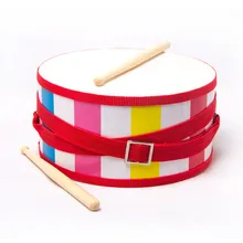 15 см, детские игрушки, музыкальный инструмент барабан деревянный ящик с Пластик Бумага Малый звук бить, лучший подарок для детей, для начинающих, для мальчиков и девочек