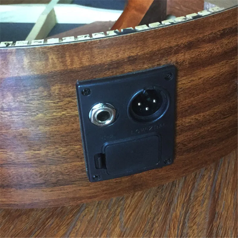 Enya ea-x1/EQ 41 pulgadas KOA-patrón HPL madera pensión completa Guitarras ra acústica Guitarras para Instrumentos musicales amante regalo