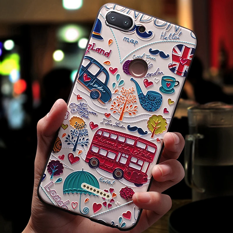 Роскошный чехол YonLinTan для Xiaomi Redmi 6 pro 6pro Redmi6 Xiomi мягкая задняя часть телефона 3D