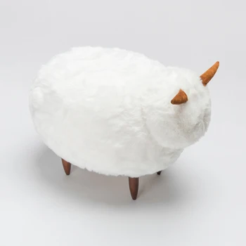 

High Quality Snow Underfur Beautiful Sheep Skin Chair for Children