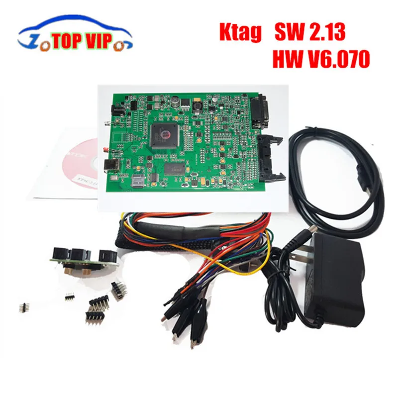

Discount! Hot Rated KTAG V2.13 K TAG FW V6.070 ECU Programming Tool K-TAG 6.070 Master Version No Tokens Limited Free Ship