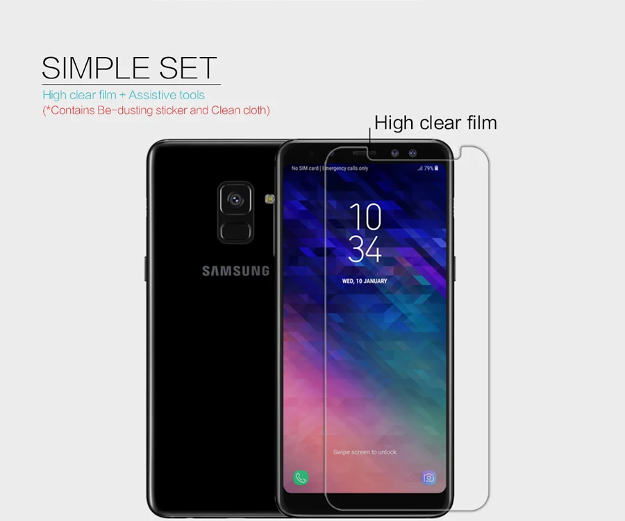 2 шт./лот суперпрозрачная Защитная пленка NILLKIN для Samsung Galaxy A5 a530f защита экрана от