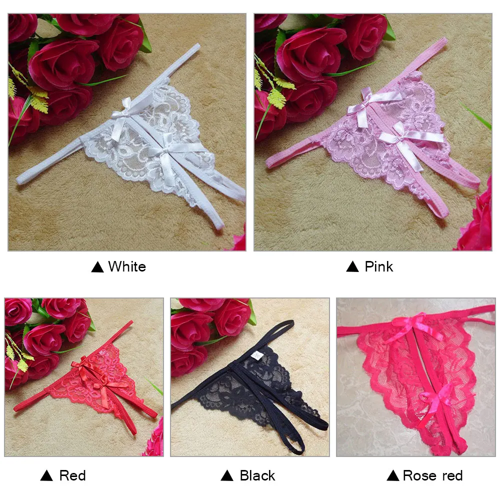 

3PCS Womdee Sexy Lace Panties Women Lingerie Tempting Pretty Briefs High Quality Spandex T Pants Women Underwear String