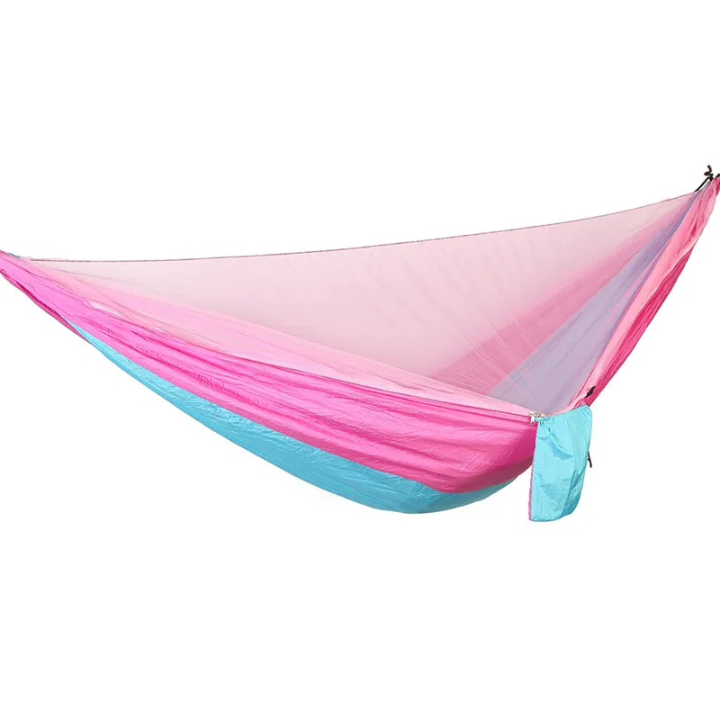 290x140cm Double Camping Hammock Holds Up to 700lbs Portable Lightweight Hammocks for Indoor Outdoor Hiking Backpacking Travel 