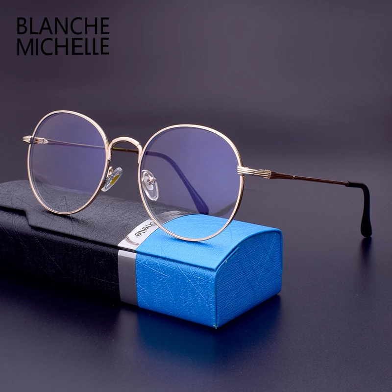 

Blanche Michelle 2018 Retro Eyewear Frames Women Glasses Frame Men UV400 Eyeglasses Frames Glasses Transparent Miopia With Box