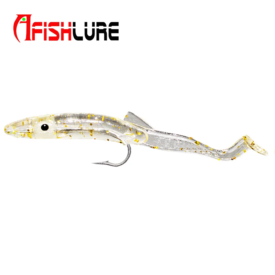 Afishlure, AR-26-65mm, искусственный морской угрь, 65 мм, Т-образный хвост, искусственная приманка, Мягкая приманка, ложная приманка, много цветов на выбор, 16 шт./лот