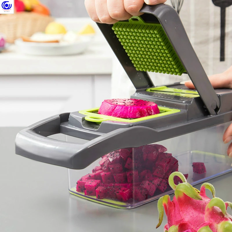 Полезная кухонная резка измельчитель овощей и блок многофункциональная машина для измельчения картофеля слайсер машина аксессуары еда