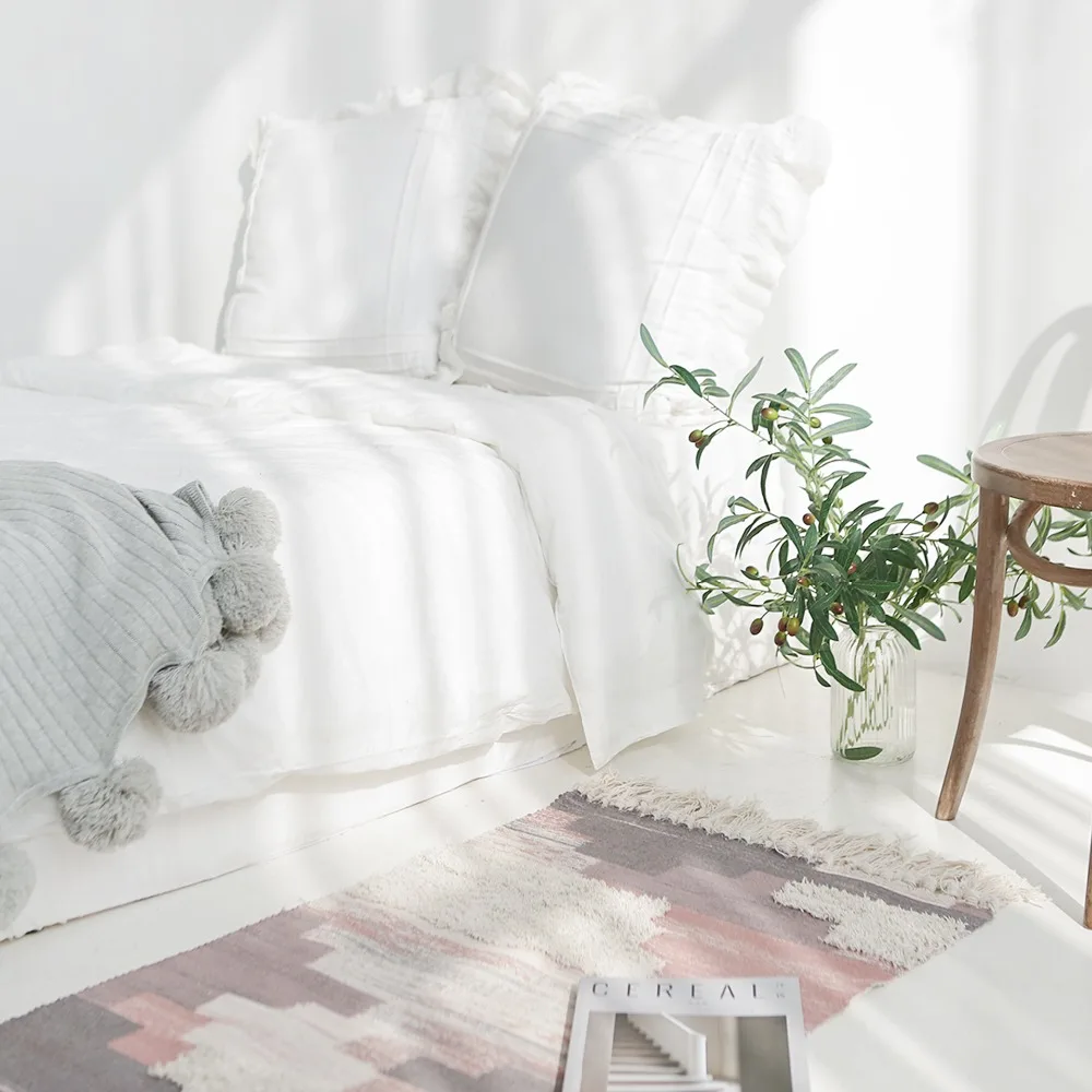 Kilim 100% хлопок ковер для гостиной геометрический индийский современный коврик в