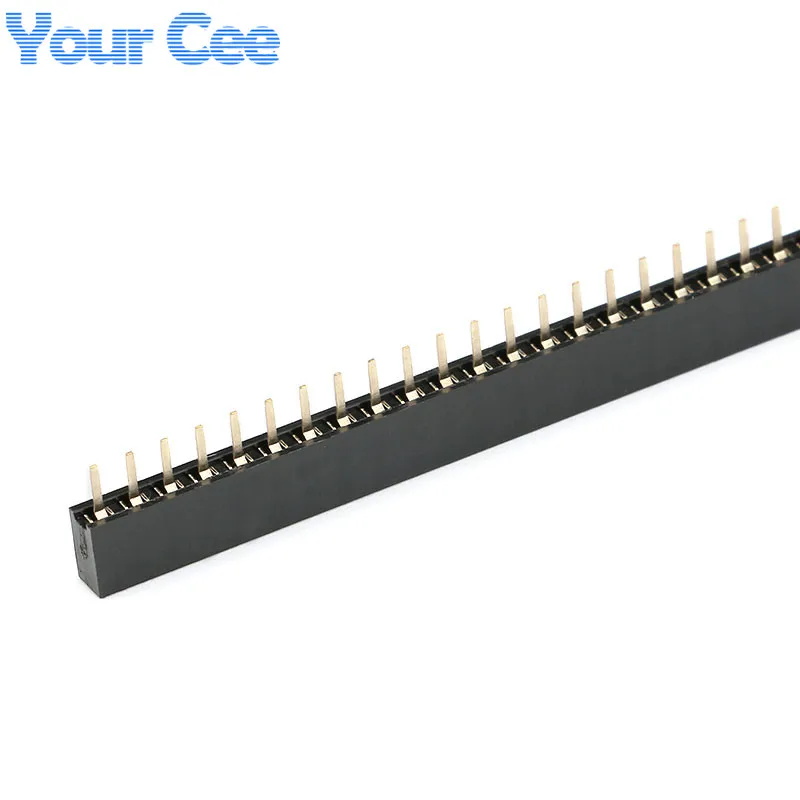 

10 pcs 2MM 1*40 Pin Female Single Row Pin Header Strip