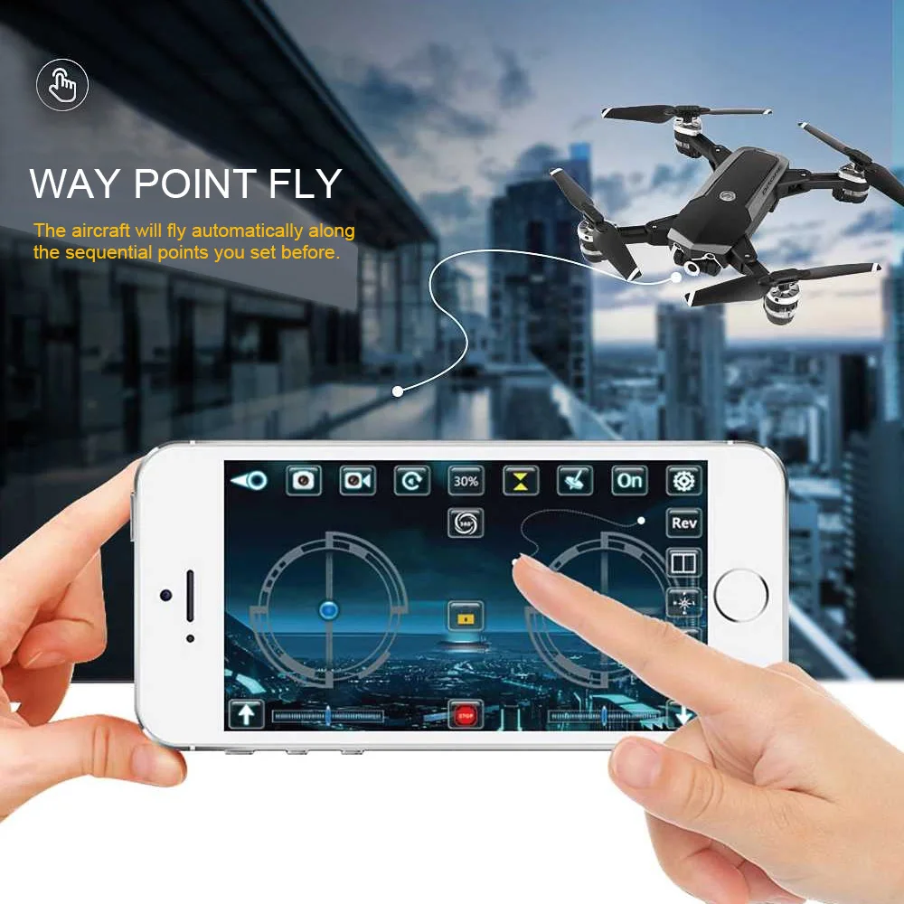 2018 New JD-20S WIFI FPV 720P Camera Drone RC aircraft avion rc Foldable Drone Selfie RC Quadcopter Plane VS VISUO XS809HW JY018 E58 JJRC H37 (4)