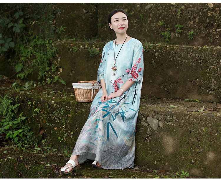 32303 long floral dress summer (5)