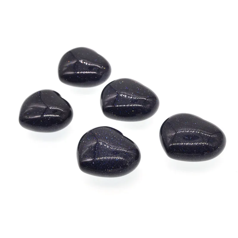 10pcslot multicolors heart shape stone beads pendant opal crystal quartz pendants for decoration