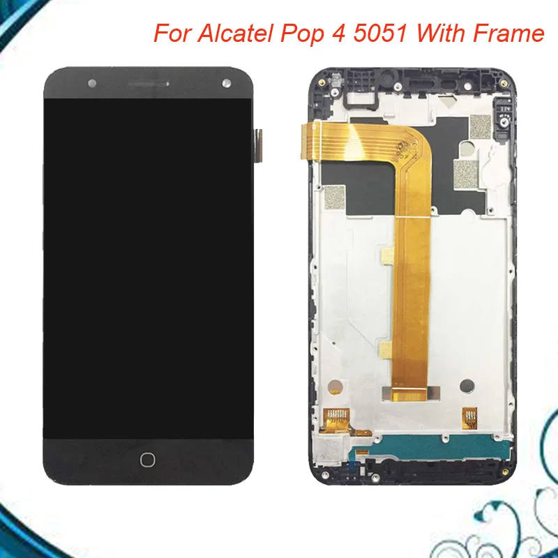 5 &quotдюймов для Alcatel Pop 4 5051 5051d 5051x 5051j м ot5051 ЖК дисплей + Сенсорный экран планшета