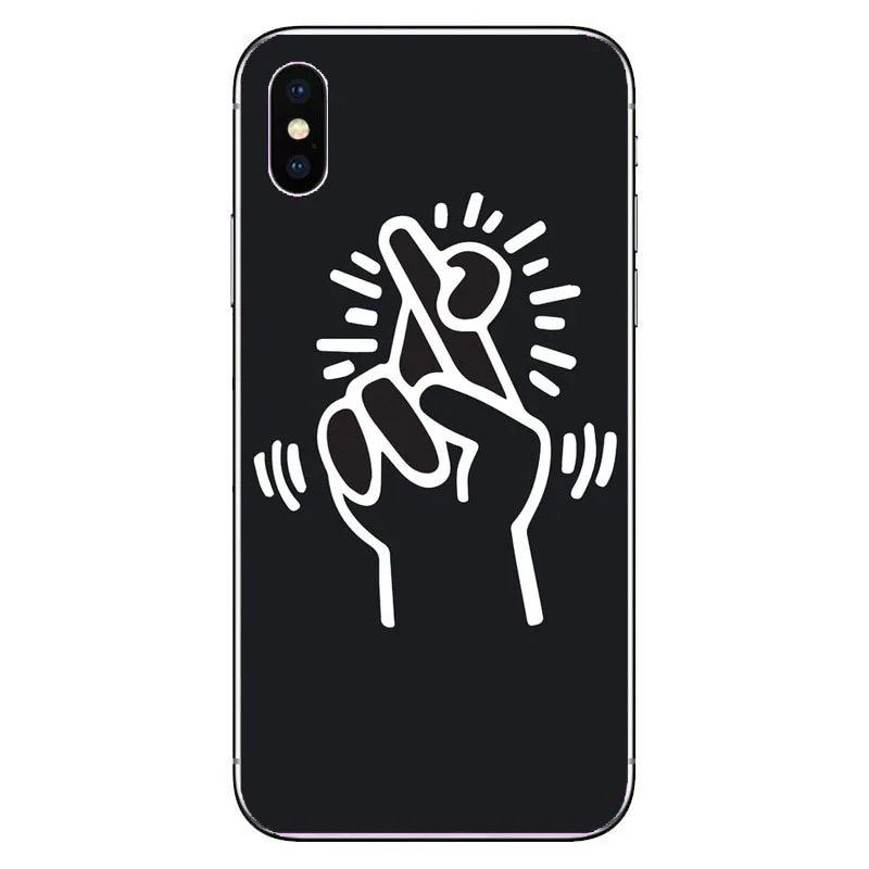 Роскошный крутой чехол для телефона Keith Haring art, распродажа, аксессуары для iPhone 8, 7, 6S Plus, X, SE, XS, XR, XS, Max, чехол со странным рисунком - Цвет: TPU