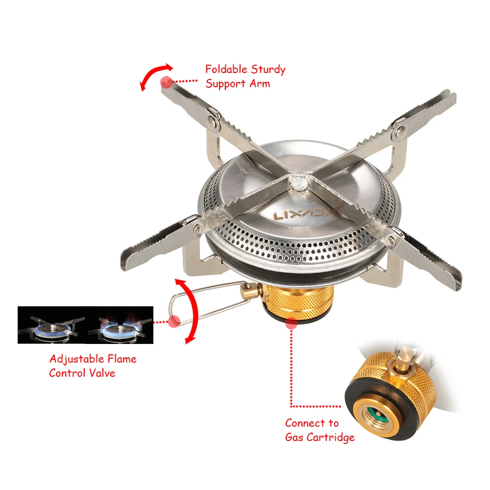 Outdoor Camping Gas Stove Ultralight Folding Hiking Picnic Cooking Gas Burner Camping Equipment Supplies 캠핑용품