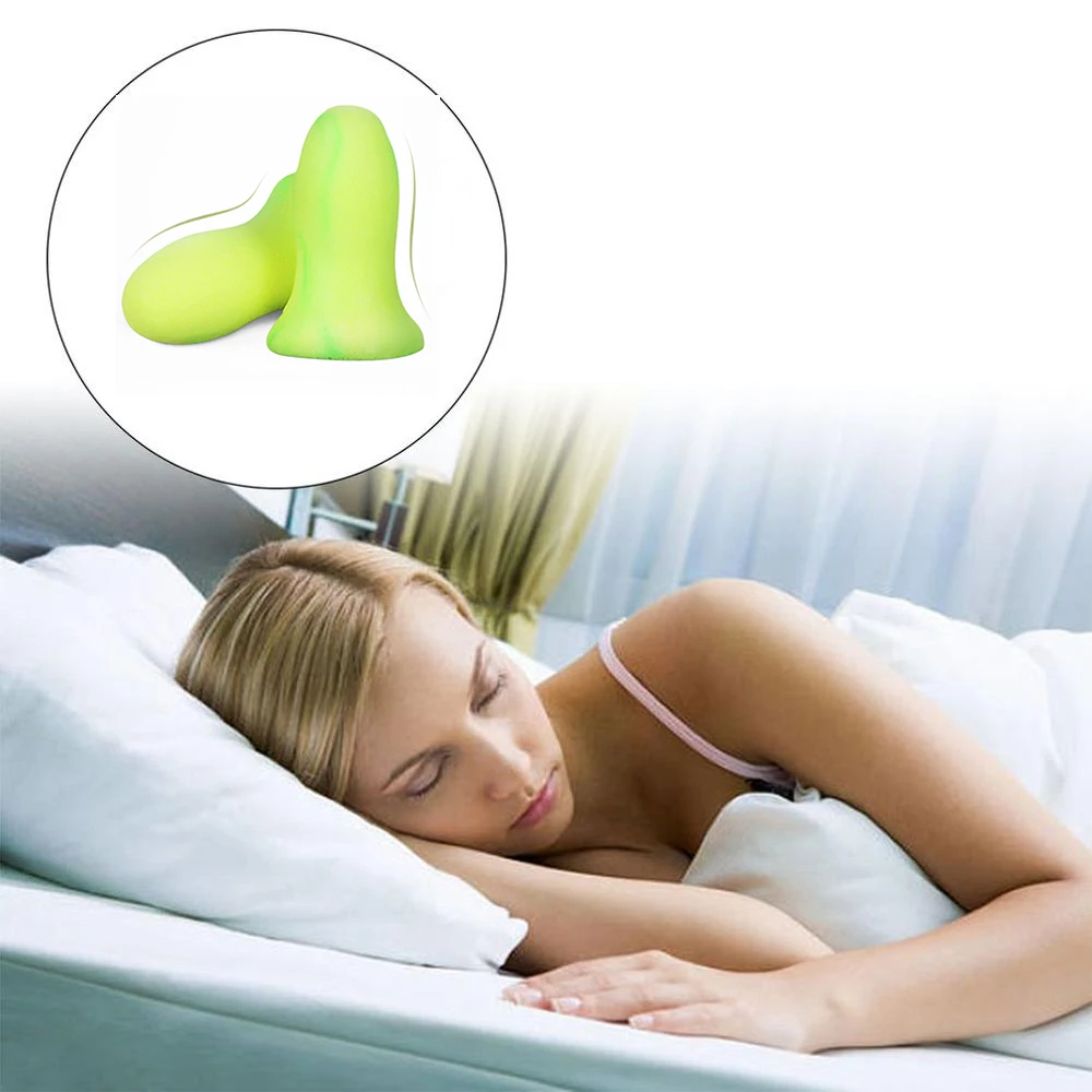 

2 Pair Sleep EarPlugs Noise Reduction Sound Insulation Soft Foam Earplugs For Relax Anti-noise Travel Learn Workplace Aid Sleep