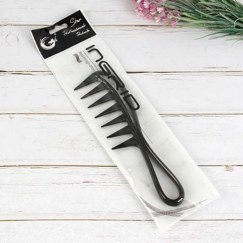 

1pc Ladies Hair Comb Hairstyle Wavy Long Curly Hair Care Detangling Wide Teeth Brush Hairdressing Styling Tools