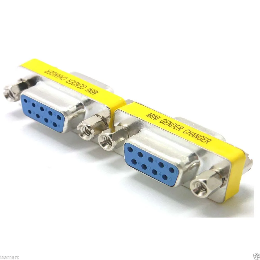 Переходник DB9 VGA 9-контактный разъем-гнездо 10 шт. | Электроника