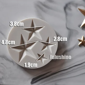 

Yueyue Sugarcraft Star Flower silicone mold fondant mold cake decorating tools chocolate gumpaste mold