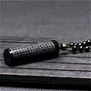 Natural Obsidian Pendant Prajna paramita Sutra Buddha Necklace Pendant With Lucky Beads Chain Fashion Jewelry For Men women 6