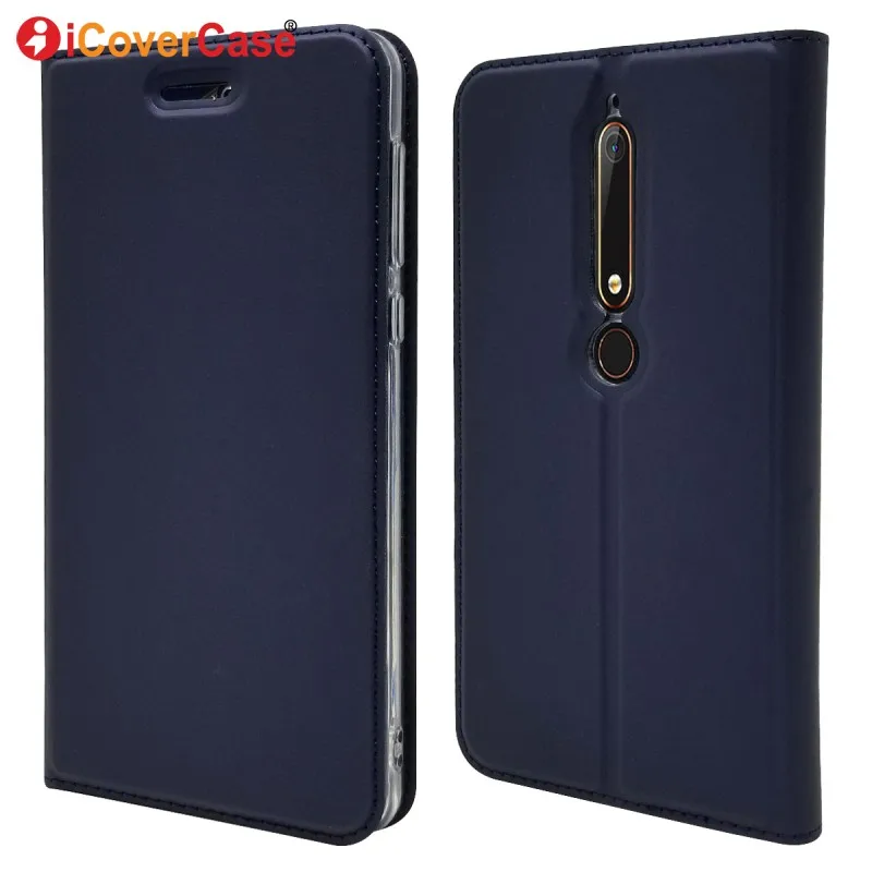 Чехлы для телефонов Nokia 6 1 5 3 2 X5 X6 2018 7 plus 8 9 чехол роскошный кожаный кошелек флип