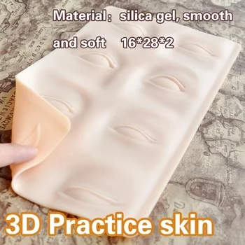 

2018 New Arrivals 5pcs/lot 3D Lip Eyebrow Practice Skin Professional Blank Tattoo Practice Fake Skins Best Quality For Artists