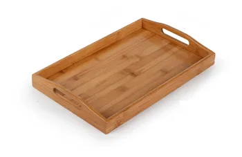 

1PC Bamboo Pallet Kungfu Tea Tray Saucer Fruit Plate Kitchen Organizer Cutlery Storage Table Admission tray bandeja JL 0913