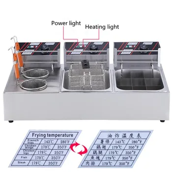 

Commercial Snack Maker Electric Fryer Oden Machine + Noodle Cooking Cylinder Three Cylinder Three Flavor EU/Uk/AU/US