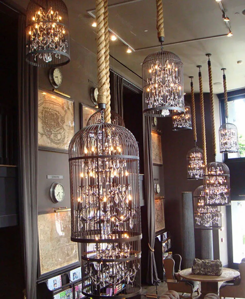 Retro-Lamparas-Black-Decor-American-Vintage-Industrial-Bird-Cage-Pendant-Light-With-Crystal-Ornaments-Nordic-Birdcage12